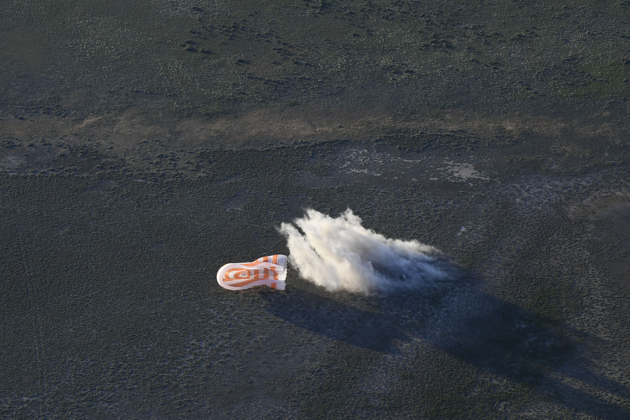 Thomas Pesquet landing